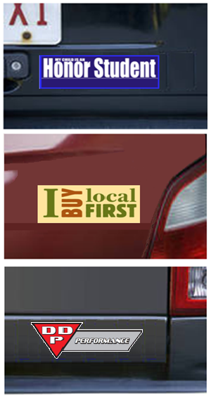 Bumper Sticker  ALA Graphics Gift Shop